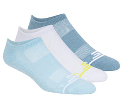Skechers 3 Pack Women's No Show Premium Basic Socks